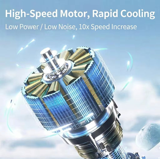 Portable Bladeless Turbo Fan — Instant Cool, Anywhere You Go