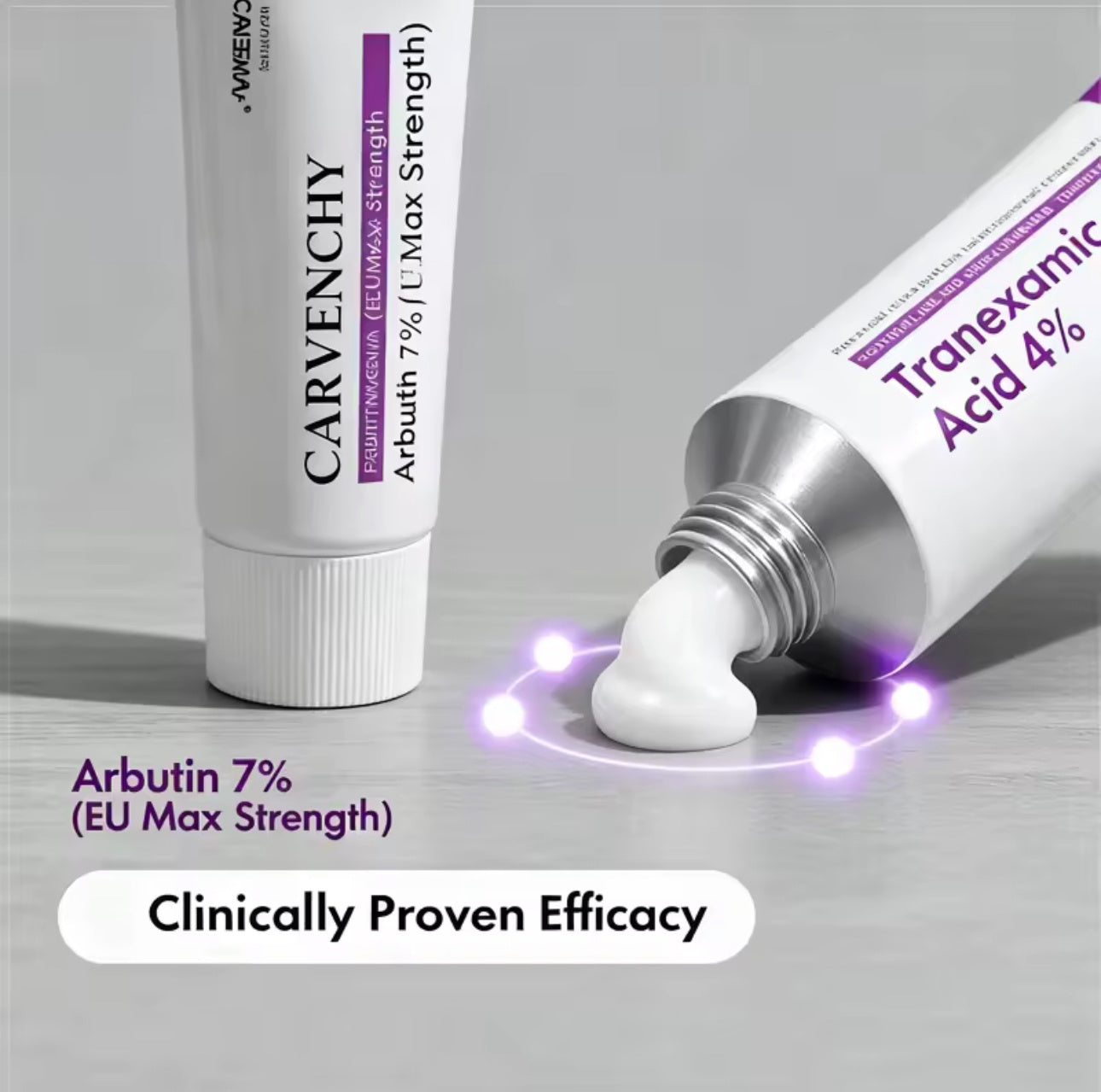 Carvenchy Arbutin 7% Tranexamic Acid 4% Clinically Proven - Beauty by Ouria | Efficacité Cliniquement Prouvée