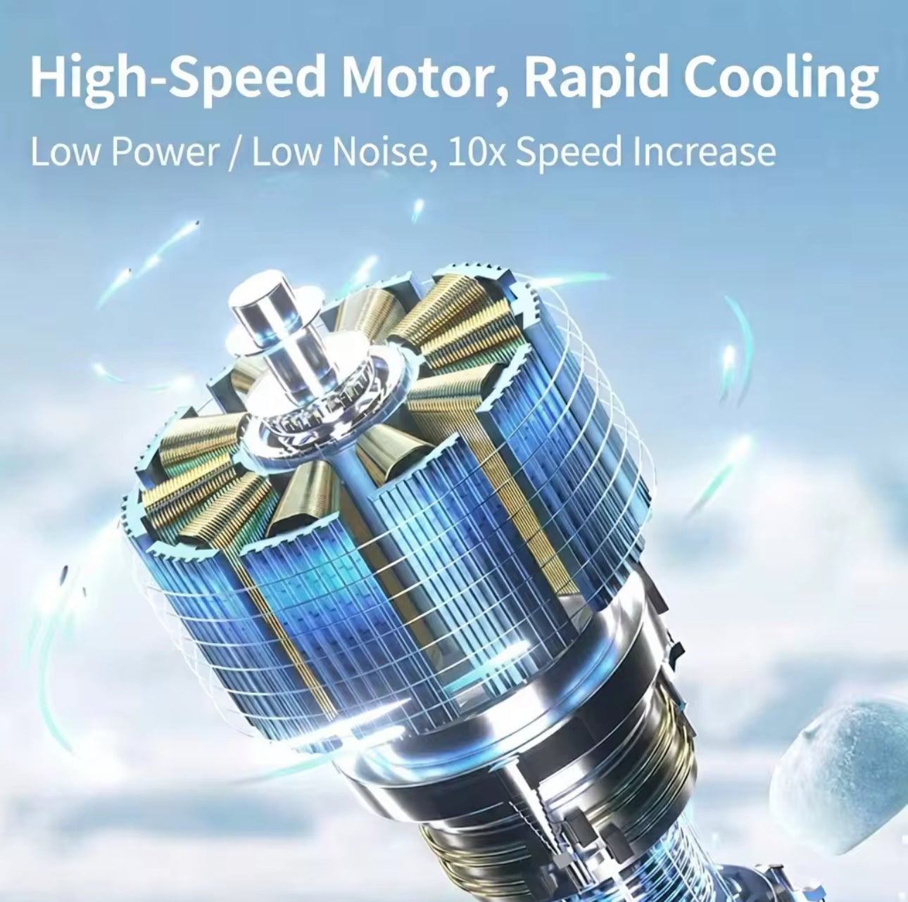 Portable Bladeless Turbo Fan — Instant Cool, Anywhere You Go