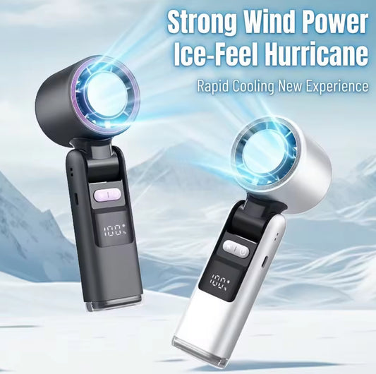 Portable Bladeless Turbo Fan — Instant Cool, Anywhere You Go