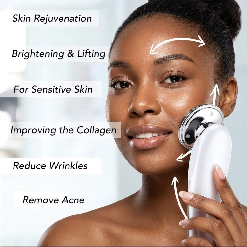 Anti-Aging Beauty Device Black Woman Benefits Rejuvenation Brightening - Beauty by Ouria | Femme Noire Rajeunissement