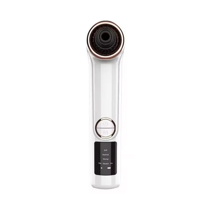 Blackhead Remover Vacuum White Version Front View - Beauty by Ouria | Extracteur Points Noirs Blanc