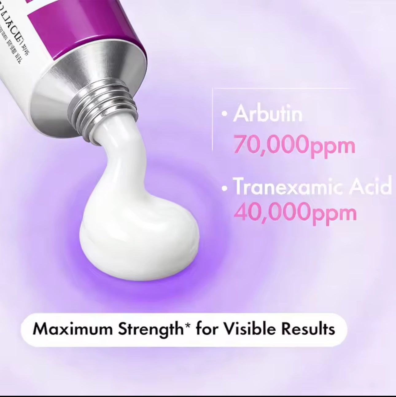 Carvenchy Arbutin 70000ppm Tranexamic Acid Maximum Strength - Beauty by Ouria | Ingrédients Actifs