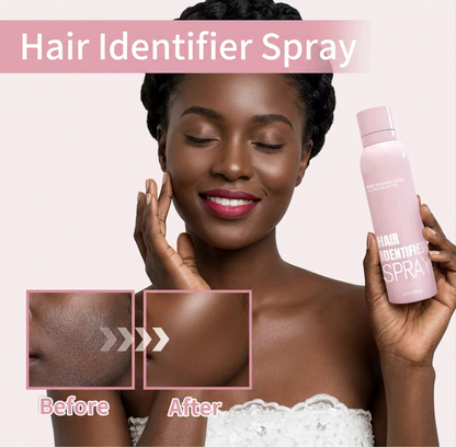 Hair Identifier Spray Before After Hair Removal Black Woman - Beauty by Ouria | Avant Après Dépilation