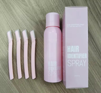 Hair Identifier Spray Real Photo Kit with Razors - Beauty by Ouria | Photo Réelle Kit Rasoirs
