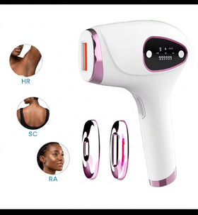 IPL Ice Cooling Hair Removal Device HR SC RA Modes - Beauty by Ouria | Appareil Épilation IPL Refroidissement Modes